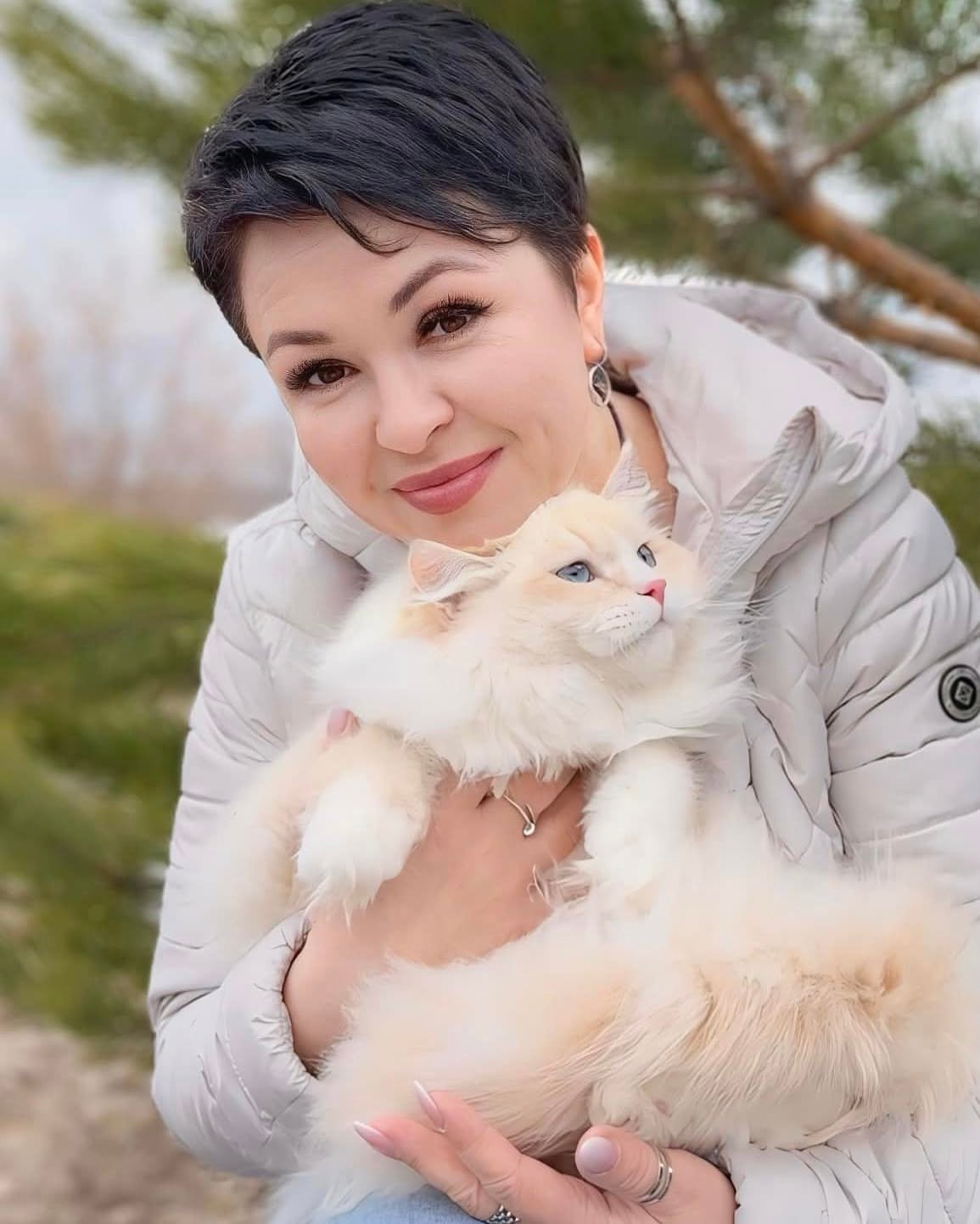 Family-raised Siberian kitten at Winter Whiskers